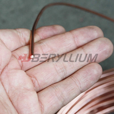 Alloy M25-H Beryllium Copper UNS C17300 C17200 Wires 0.6x1000mm Free Cutting
